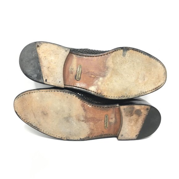 Mezlan Oxfords Shoes Size 9.5 W Espresso Crocodile main image 4